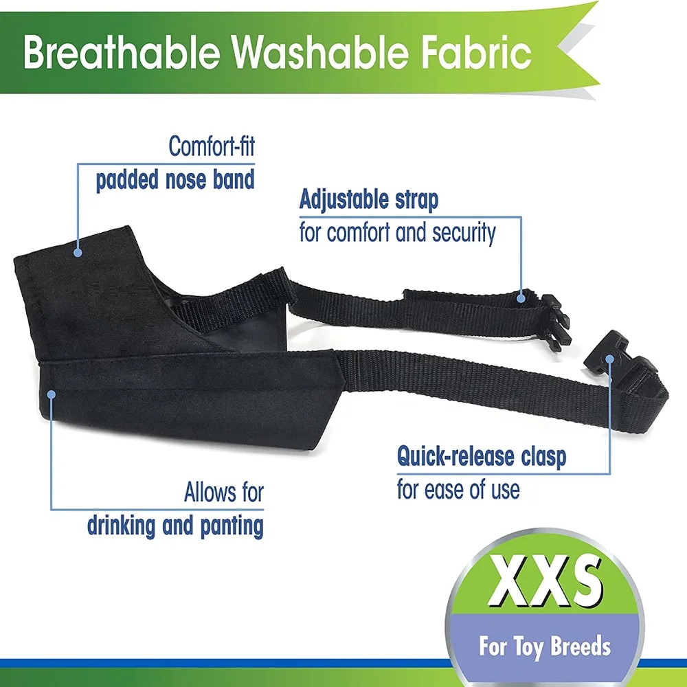 New In Package Four Paws Walk-About Quick-Fit Dog Muzzle 0-XX-Small
